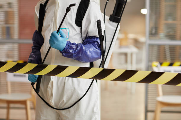 Professional Blood Cleanup technician working in Allenhurst, NJ